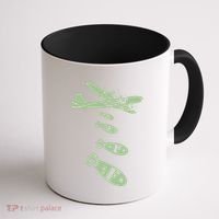 Bomber Dropping Bombs Coffee Mug thumb 1