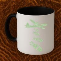 Bomber Dropping Bombs Coffee Mug thumb 2