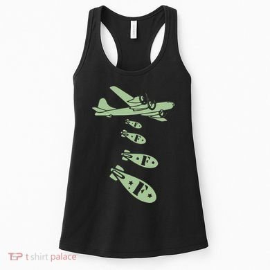 Bomber Dropping Bombs Women's Tank Top