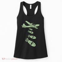 Bomber Dropping Bombs Women's Tank Top thumb 0