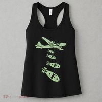 Bomber Dropping Bombs Women's Tank Top thumb 3