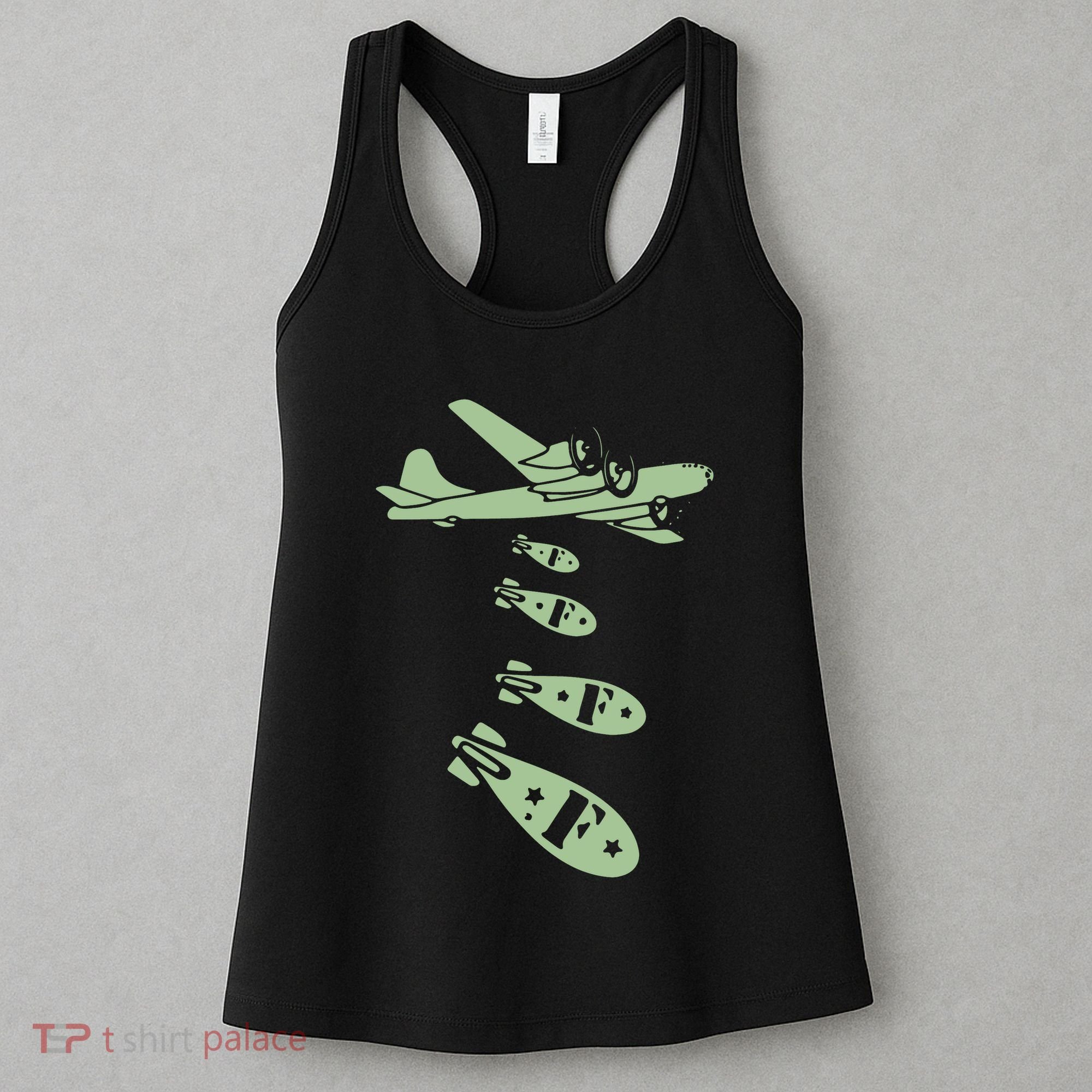 Bomber Dropping Bombs Women's Tank Top