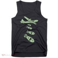 Bomber Dropping Bombs Tank Top thumb 0