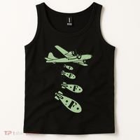 Bomber Dropping Bombs Tank Top thumb 2