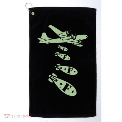 Bomber Dropping Bombs Golf Towel