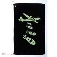 Bomber Dropping Bombs Golf Towel thumb 0