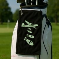 Bomber Dropping Bombs Golf Towel thumb 2