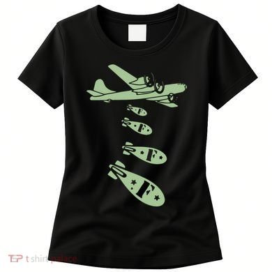 Bomber Dropping Bombs Women's T-Shirt
