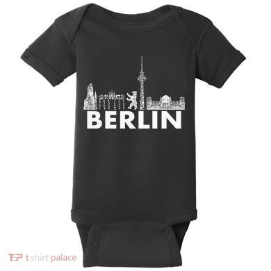 Berlin Design Berlin Bear I Love Berlin Baby Bodysuit