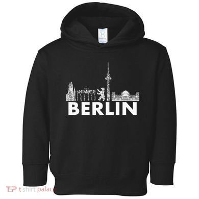 Berlin Design Berlin Bear I Love Berlin Toddler Hoodie