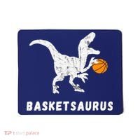 Basketball Dinosaur Baller T-rex Dino Playing Basketball Mousepad thumb 0