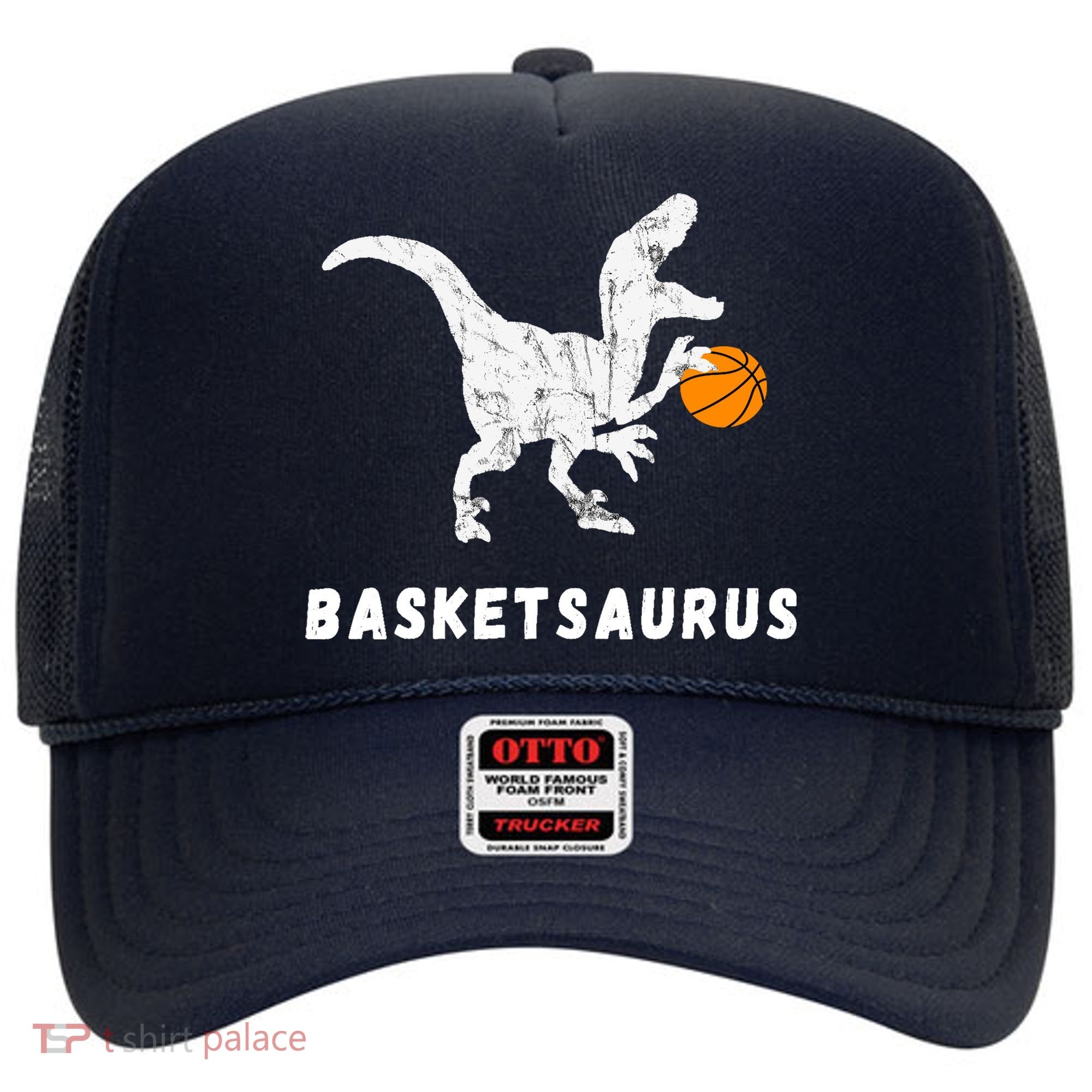 Basketball Dinosaur Baller T-rex Dino Playing Basketball Hat