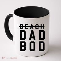 Beach Dad Bod Summer Vacation Coffee Mug thumb 0