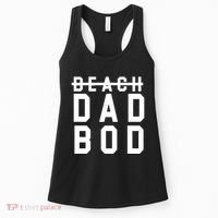 Beach Dad Bod Summer Vacation Women's Tank Top thumb 0