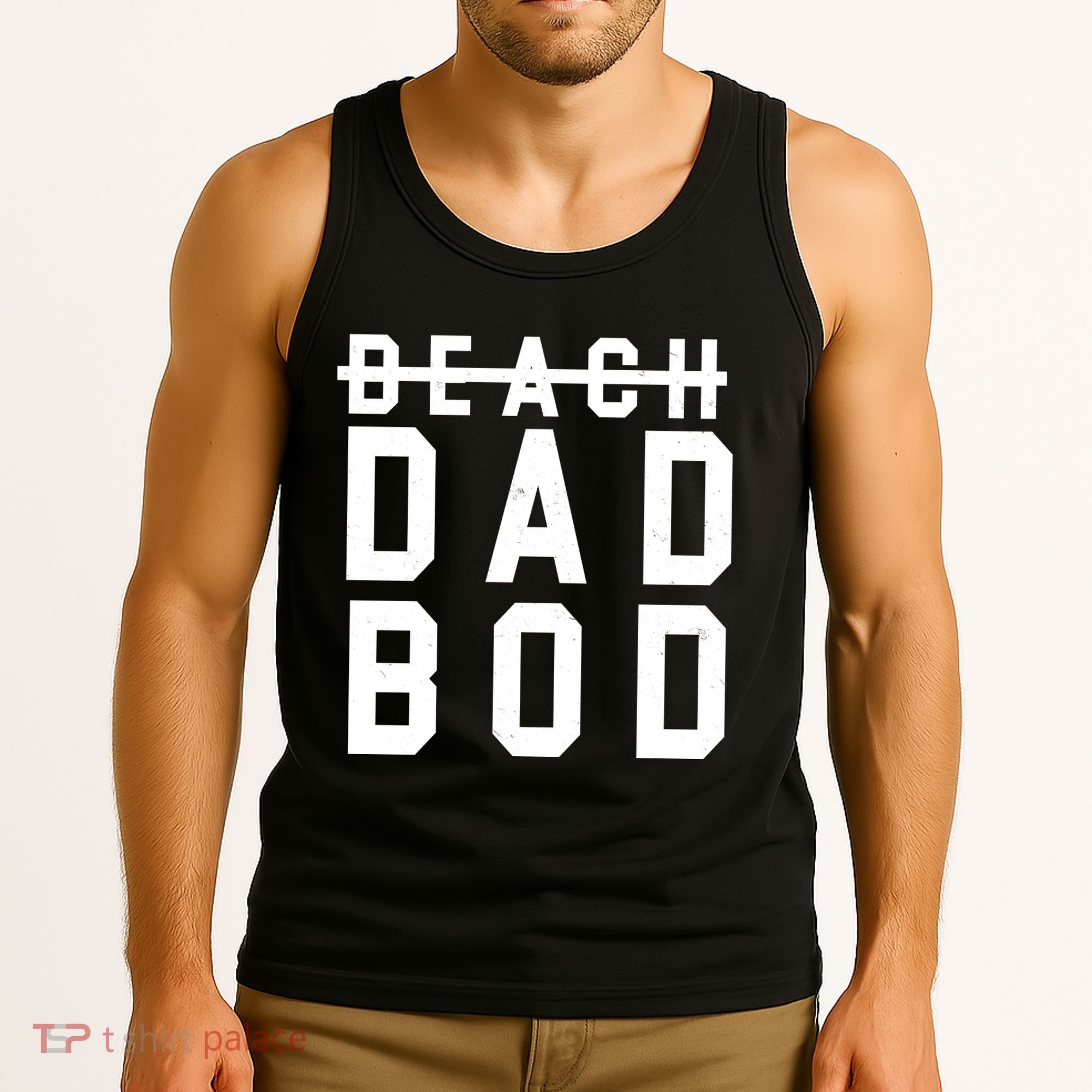 Beach Dad Bod Summer Vacation Tank Top