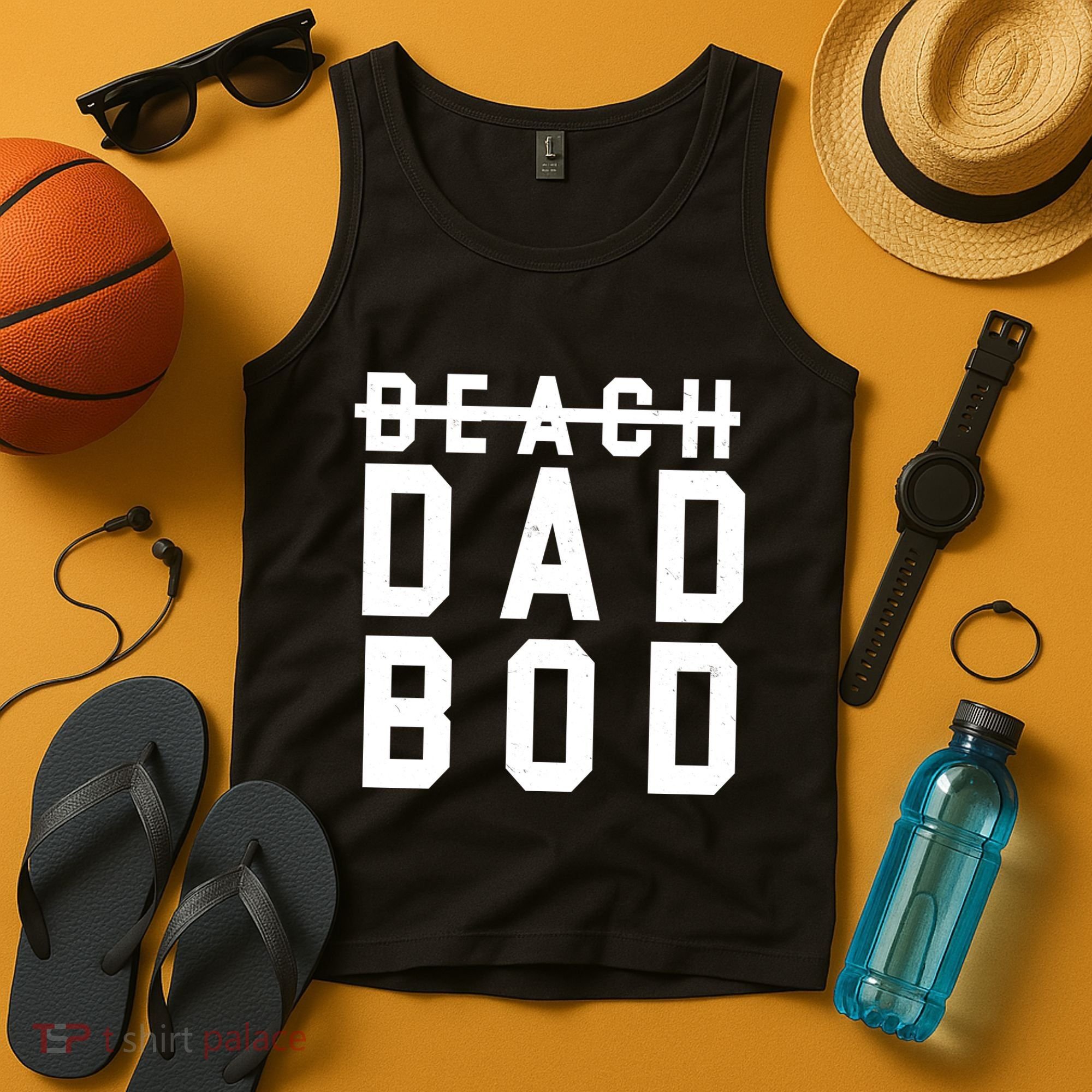 Beach Dad Bod Summer Vacation Tank Top