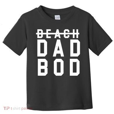 Beach Dad Bod Summer Vacation Toddler T-Shirt