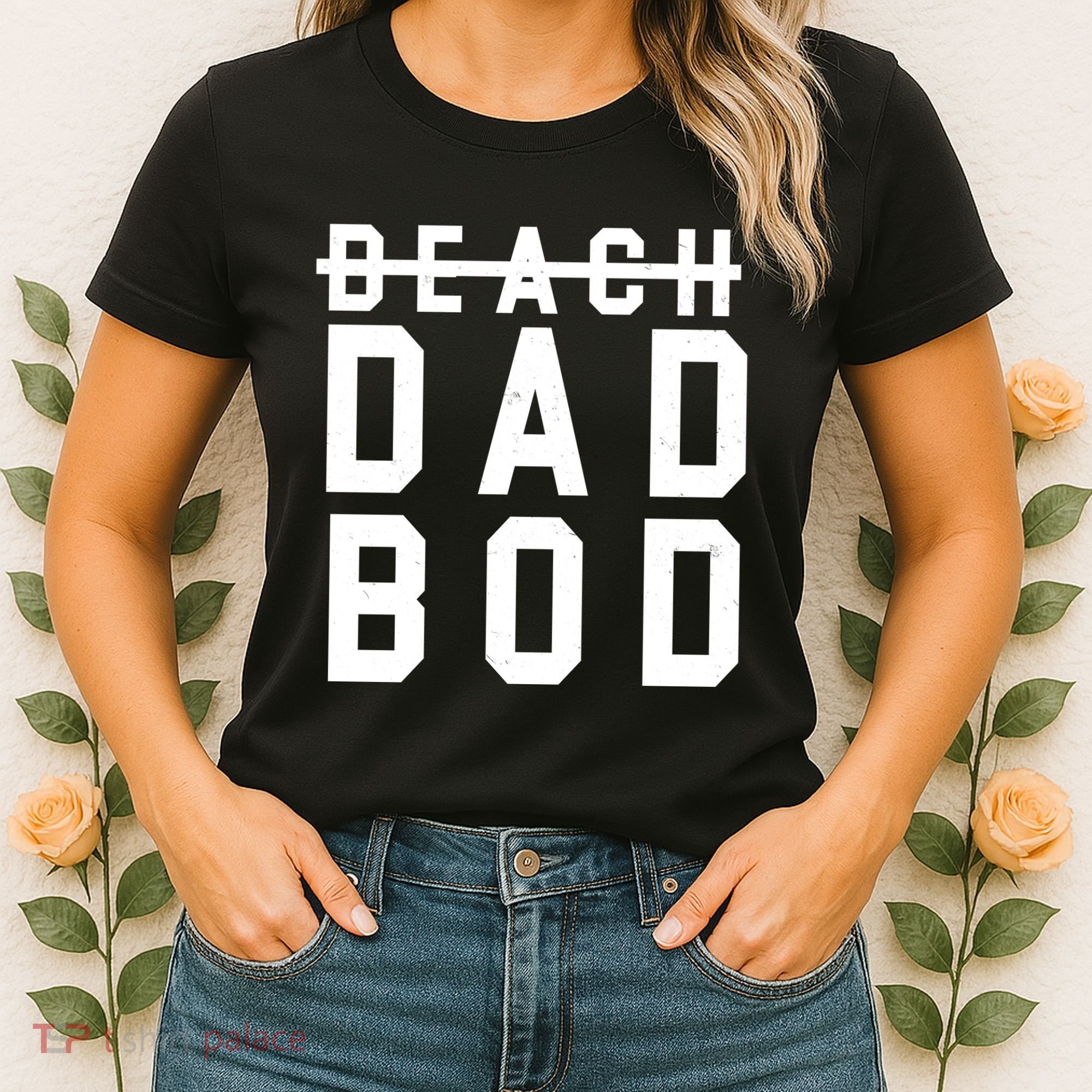Beach Dad Bod Summer Vacation Women's T-Shirt