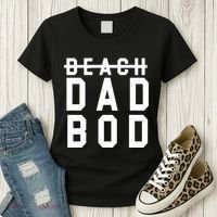 Beach Dad Bod Summer Vacation Women's T-Shirt thumb 3