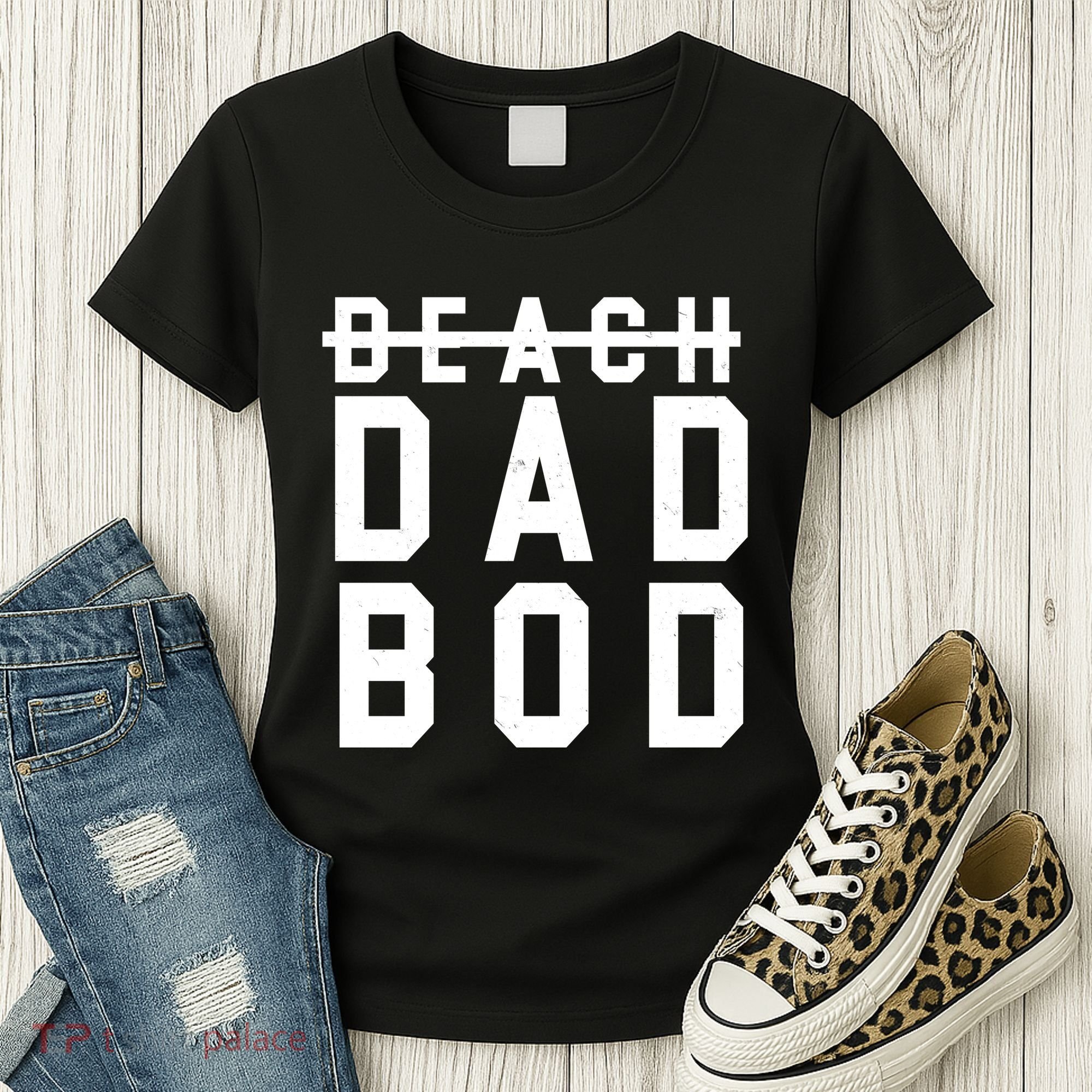 Beach Dad Bod Summer Vacation Women's T-Shirt