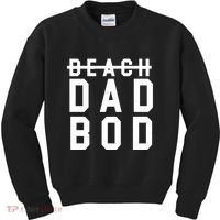 Beach Dad Bod Summer Vacation Kids Sweatshirt thumb 0
