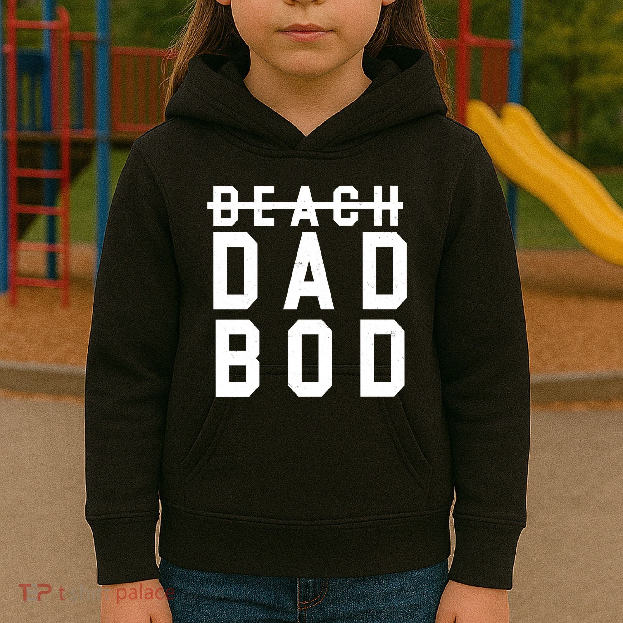 Beach Dad Bod Summer Vacation Kids Hoodie