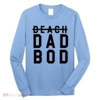 Beach Dad Bod Summer Vacation Long Sleeve Shirt thumb 0