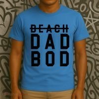 Beach Dad Bod Summer Vacation T-Shirt thumb 3