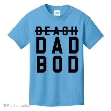 Beach Dad Bod Summer Vacation Kids T-Shirt