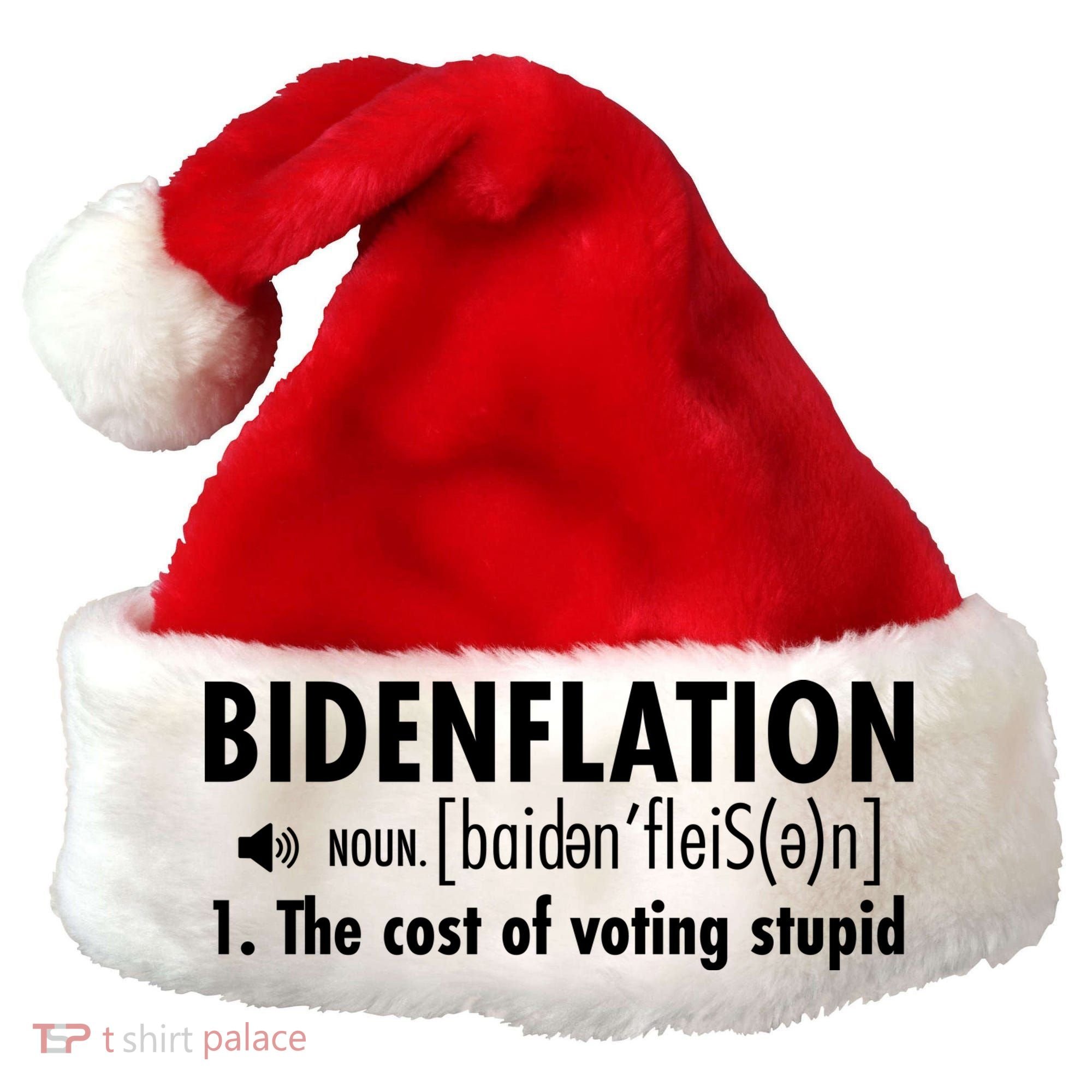 Bidenflation Definition Santa Hat