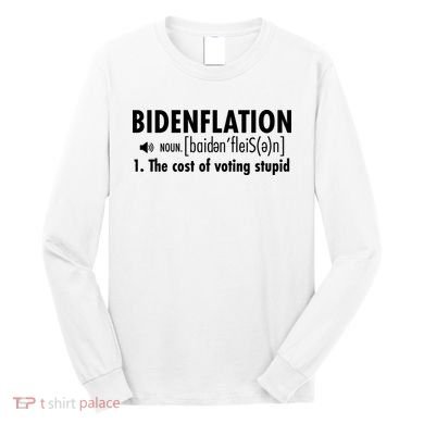 Bidenflation Definition Long Sleeve Shirt