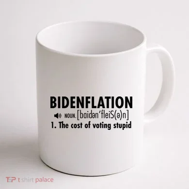 Bidenflation Definition Coffee Mug back