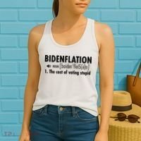 Bidenflation Definition Women's Tank Top thumb 2