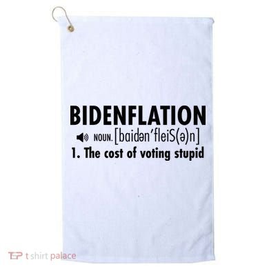 Bidenflation Definition Golf Towel