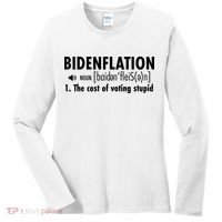 Bidenflation Definition Women's Long Sleeve Shirt thumb 0