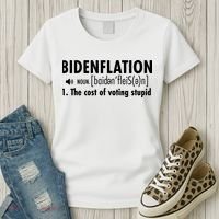 Bidenflation Definition Women's T-Shirt thumb 3