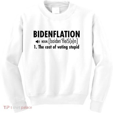Bidenflation Definition Kids Sweatshirt