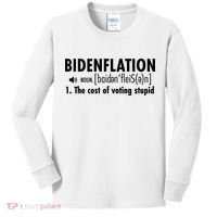 Bidenflation Definition Kids Long Sleeve Shirt thumb 0