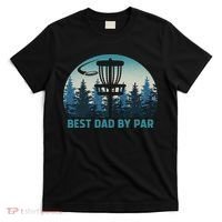 Best Dad By Par Funny Disc Golf Frisbee Golfer Father's Day T-Shirt thumb 0