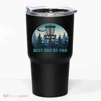 Best Dad By Par Funny Disc Golf Frisbee Golfer Father's Day Tumbler thumb 0