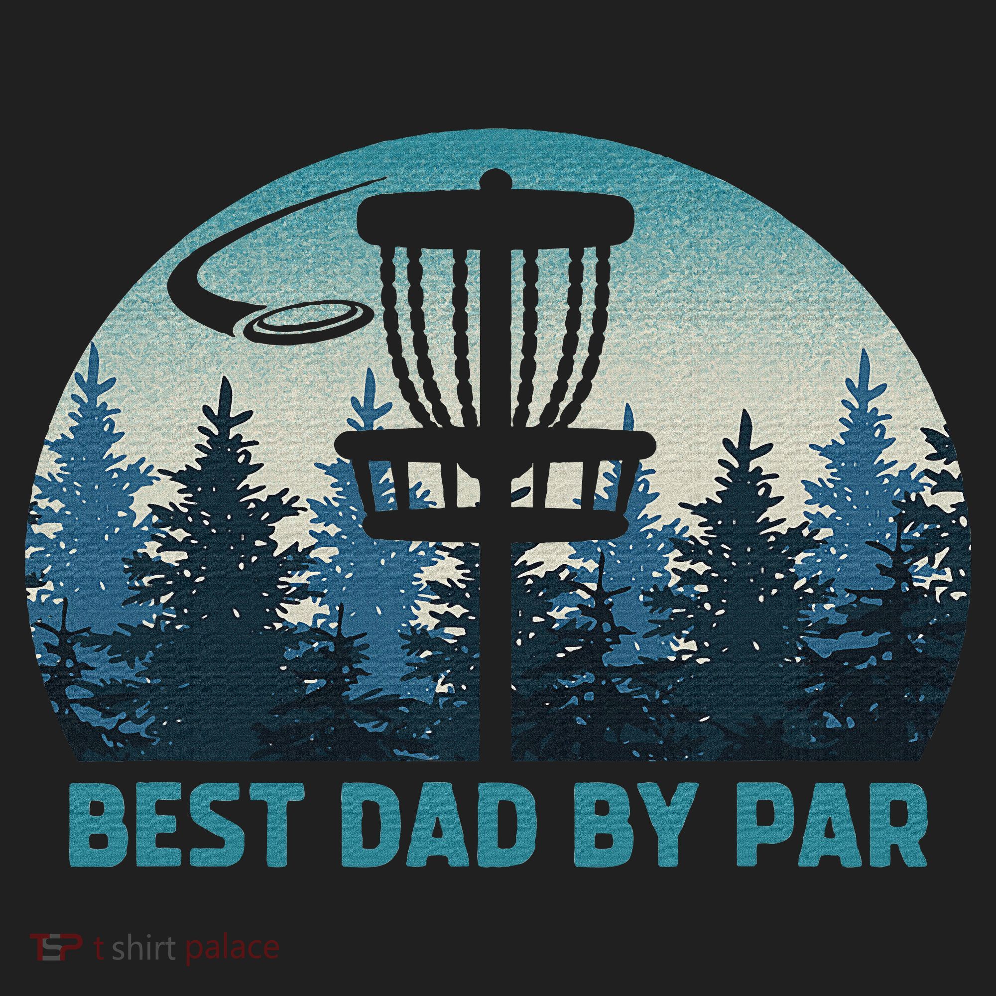 Best Dad By Par Funny Disc Golf Frisbee Golfer Father's Day Hat