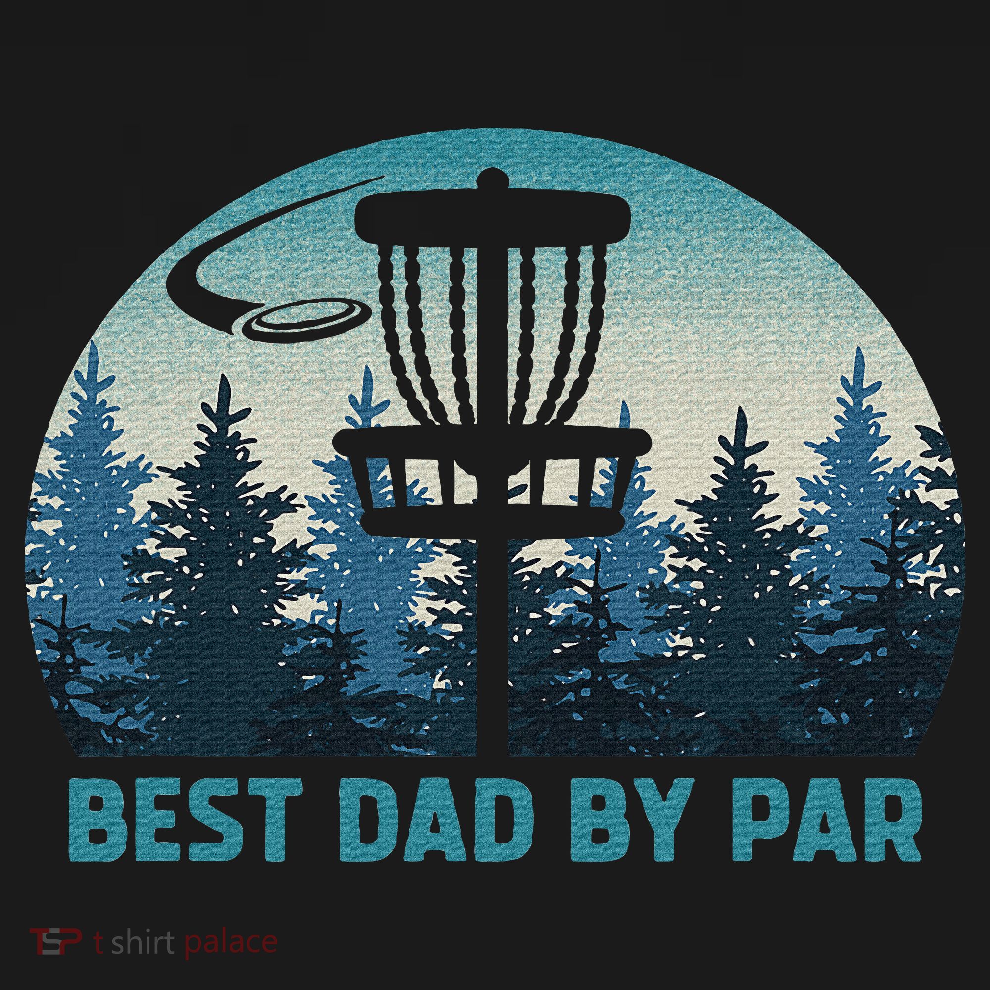 Best Dad By Par Funny Disc Golf Frisbee Golfer Father's Day Tote Bag