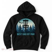 Best Dad By Par Funny Disc Golf Frisbee Golfer Fathers Day Hoodie thumb 0