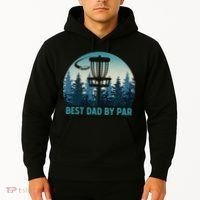 Best Dad By Par Funny Disc Golf Frisbee Golfer Fathers Day Hoodie thumb 2