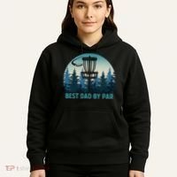 Best Dad By Par Funny Disc Golf Frisbee Golfer Fathers Day Hoodie thumb 5