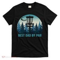 Best Dad By Par Funny Disc Golf Frisbee Golfer Fathers Day T-Shirt thumb 0
