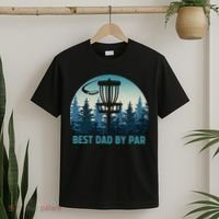 Best Dad By Par Funny Disc Golf Frisbee Golfer Fathers Day T-Shirt thumb 2