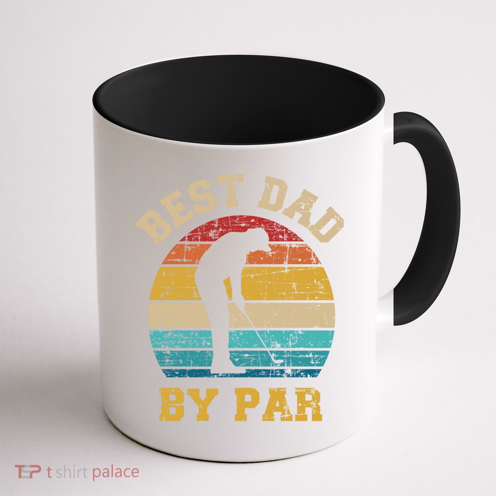 Best Dad By Par Gift For Golfer Daddy Father's Day Gift Coffee Mug