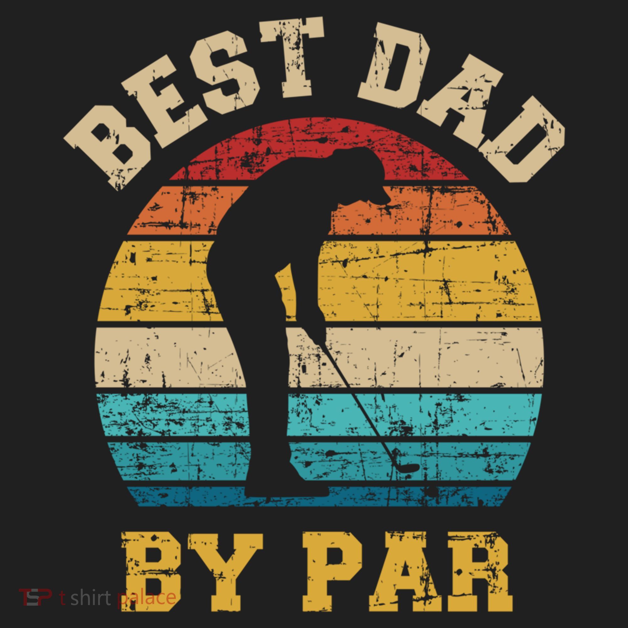 Best Dad By Par Gift For Golfer Daddy Father's Day Gift Beanie