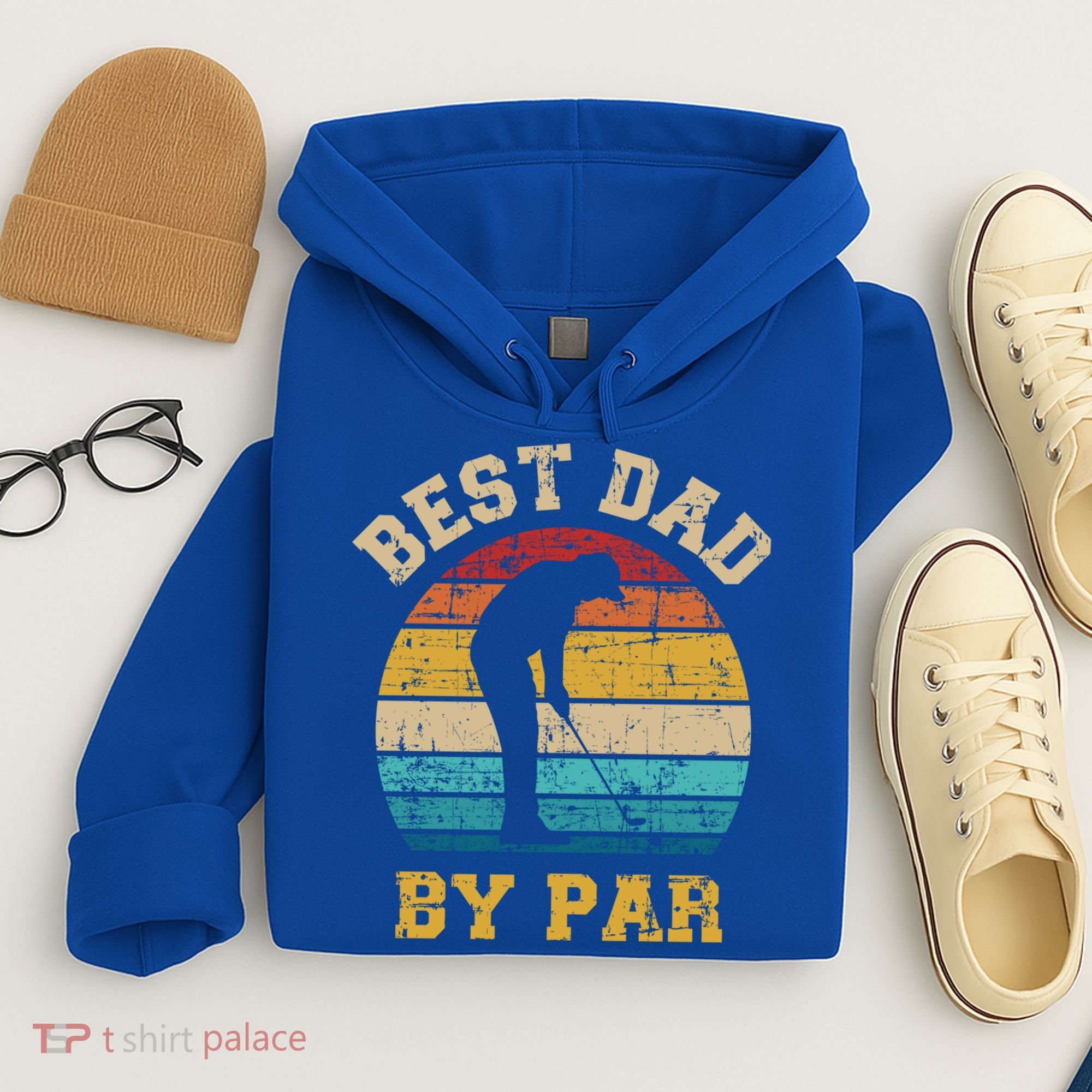 Best Dad By Par Gift For Golfer Daddy Father's Day Gift Hoodie